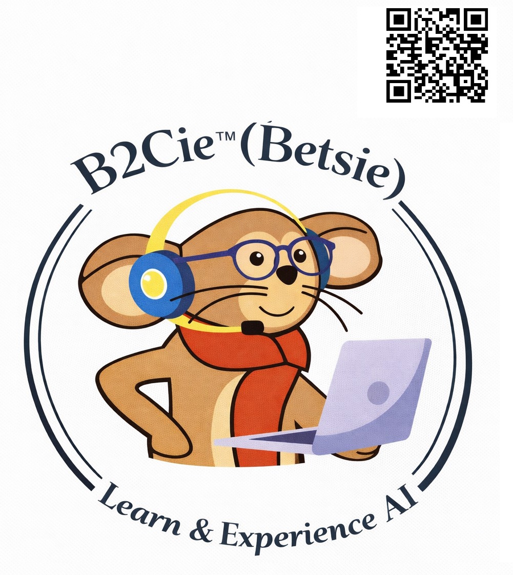 Silicon Interfaces just unleashed its most powerful Agent as an experience center!  Access Agent B2Cie (Betsie) from any device nearby, by just pointing to B2Cie.com, and you will experience the full power of knowledge that encompasses the world of AI, NLP, LLM, Etc