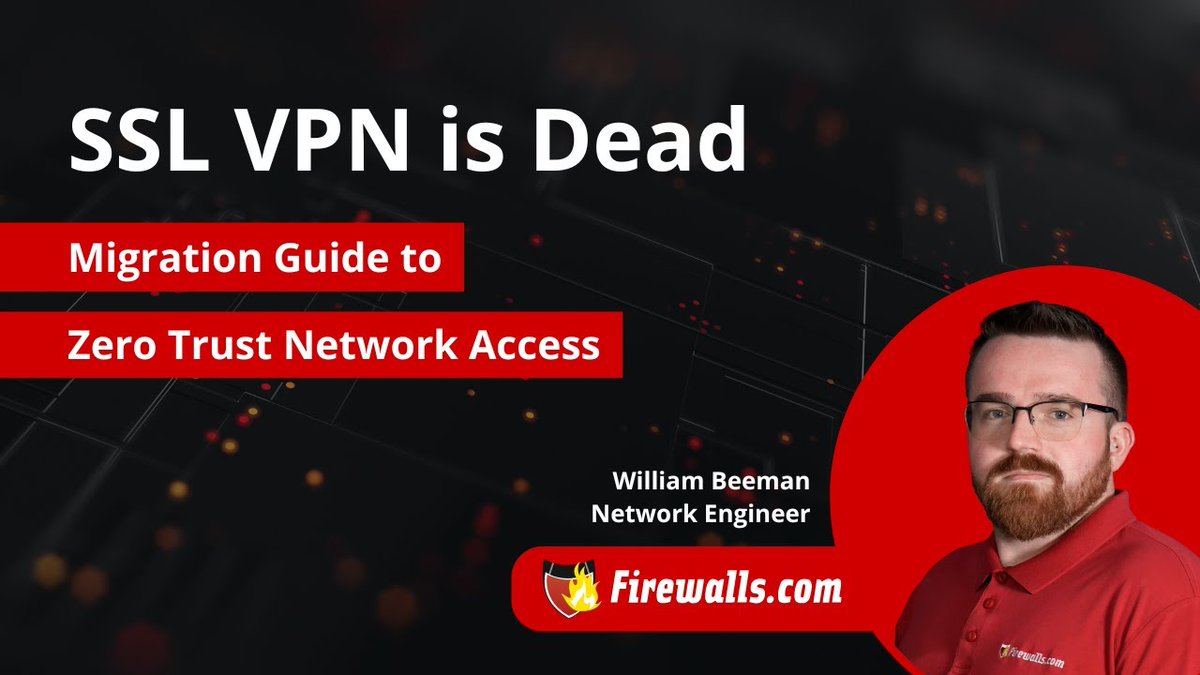firewallscom's tweet photo. The SSL VPN era is officially DEAD. 🪦

Vendors like @Fortinet  @Cisco  and @SonicWall  are forcing migration to #ZeroTrust. Get ahead of the transition.

👉 Watch the full breakdown here: https://t.co/G37Mnstnzx 

#zerotrust #firewall #networksecurity #cybersecurity #SSLVPN https://t.co/xpyf8qpKeA