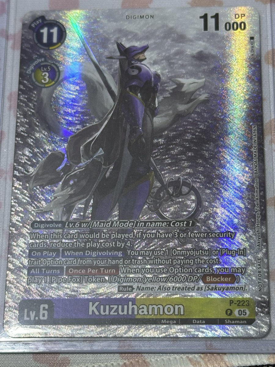 PlanitunePat3ot's tweet photo. #Digimon #digimontcg #TimeStranger #DigimonTimeStranger
My pulls from the box promotion pack,would have loved to pull digi lab but not gong to complain. Definitely love how the Kuzuhamon look https://t.co/CPOjfxpinN