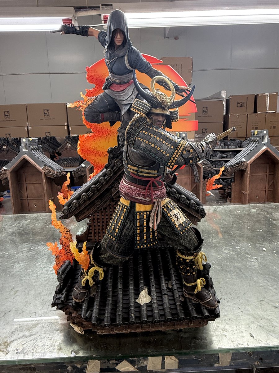 PureArtsLimited's tweet photo. Have you pre-ordered your Assassin's Creed Shadows Animus Naoe &amp; Yasuke 1/4 Scale Statue Exclusive Edition yet?

Limited to only 250!! Pre-order now so it ships as soon as it's in stock! ➡️ https://t.co/rNp48xedA8 https://t.co/Sl3szxGrEW