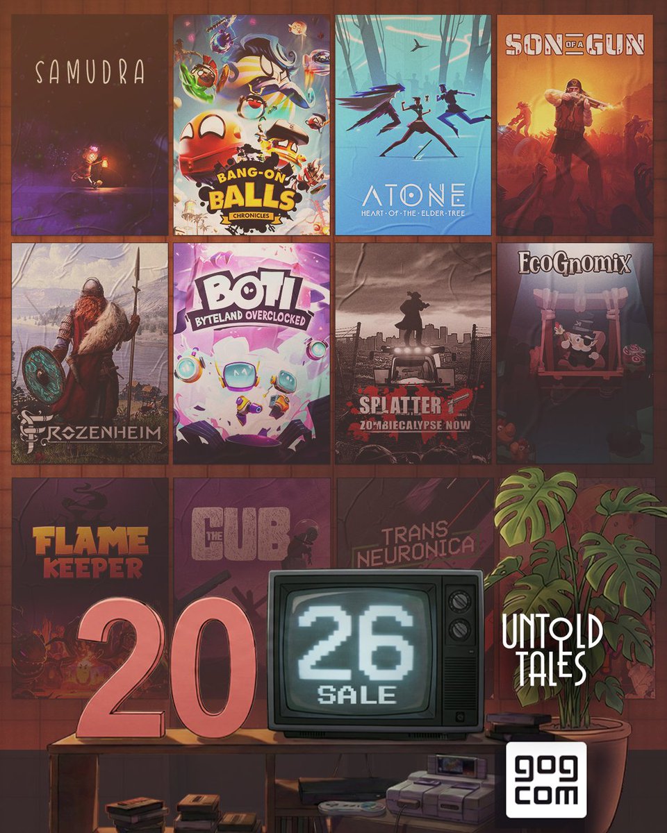 UntoldTalesHQ's tweet image. 🎮🌀 GOG New Year Sale Starts TODAY! 🌀🎮

First bunch of deals of this year is here! If you like your gaming DRM-free AND without straining your wallet too hard, jump in!

gog.com/en/partner/unt…

#gog #newyearsale #drmfreegaming