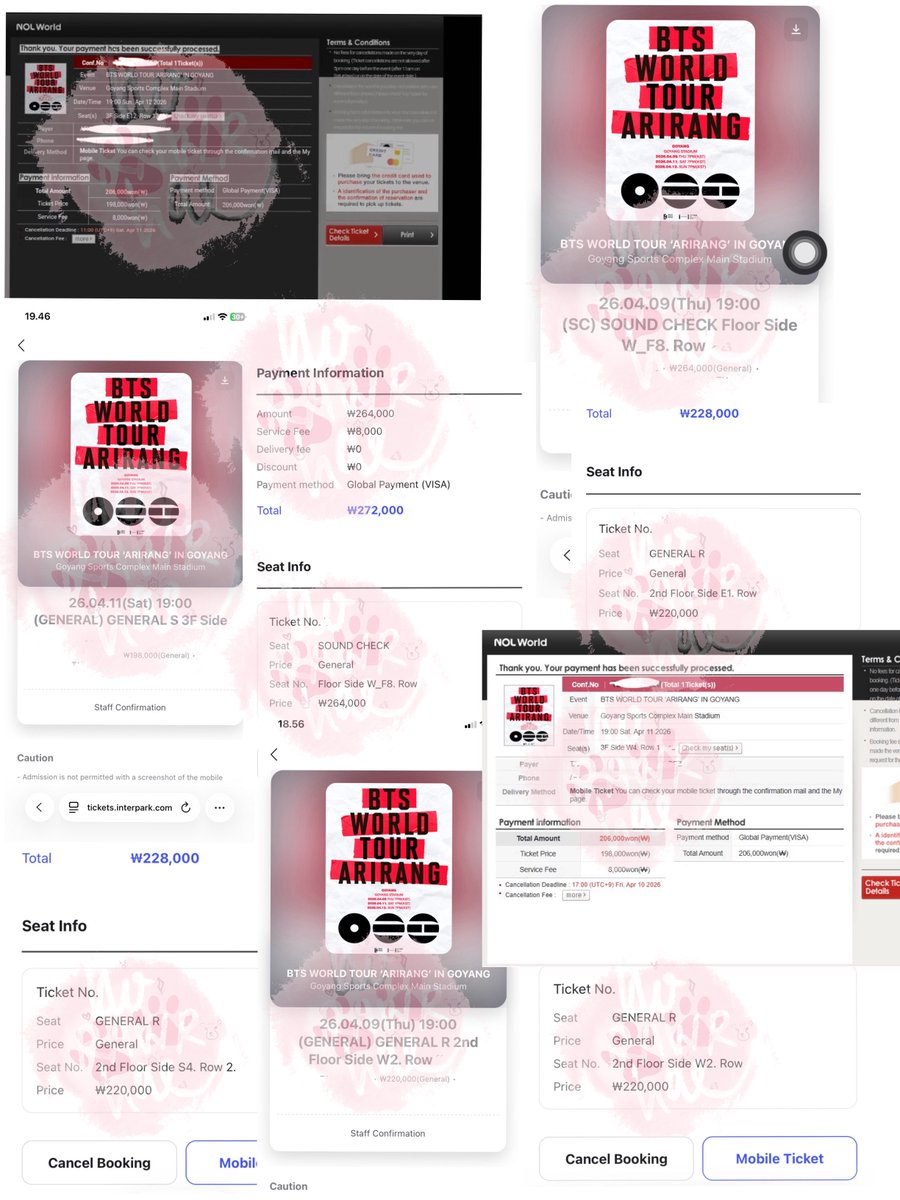 horawrtix's tweet image. war tiket bts di salah satu cafe yg ada di jaksel yg wifinya top markotop (rahasia) (maaf gatekeep) alhamdulillah secured 11 tix bts in goyang (include vip floor soundcheck) AND 14 tix bts in europe &amp;amp; north america masya allah🥹😇🫶🏻💜
thank you yg udah jaswar jastip di horawr🐾😻…