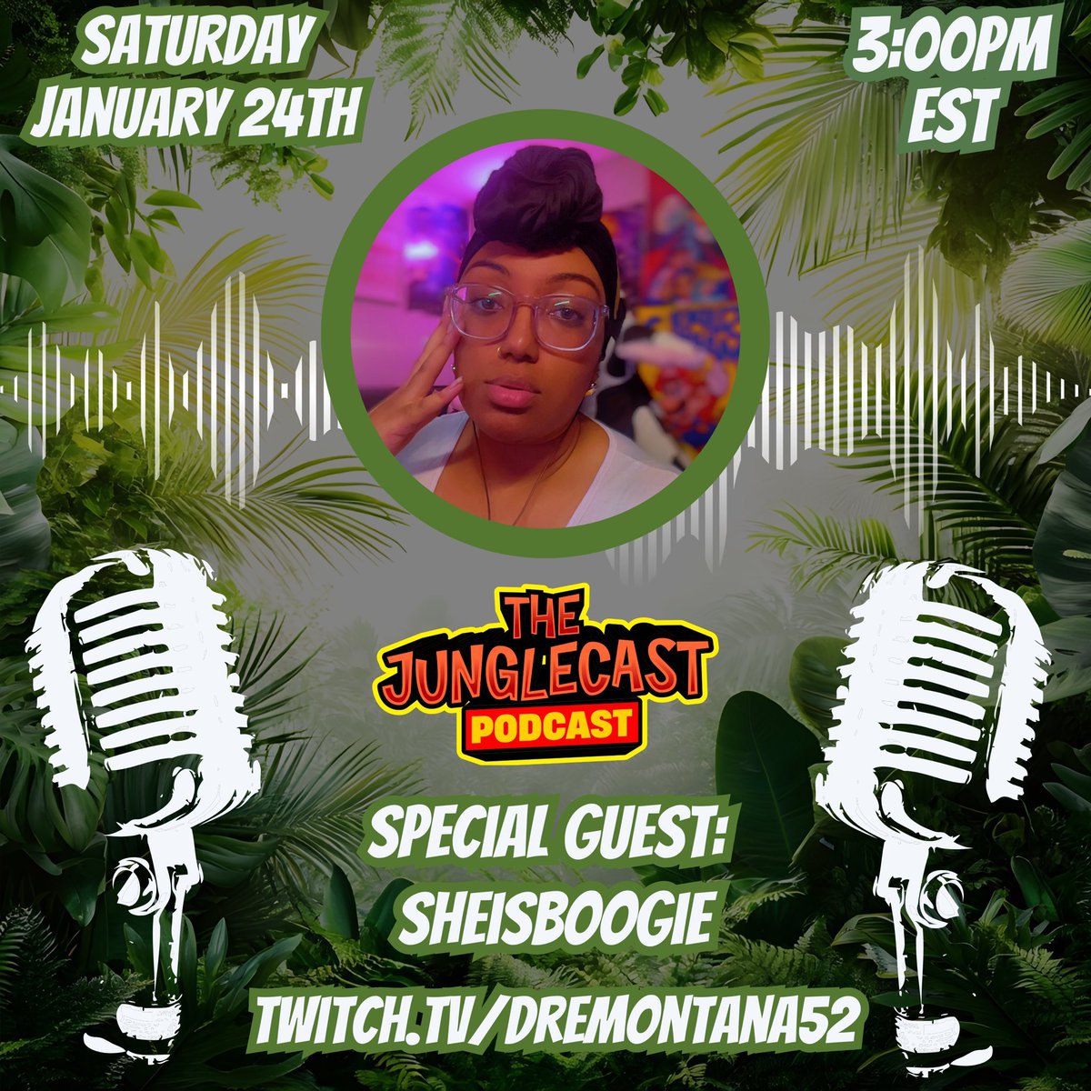 Aight people, tomorrow is the big one!  Join the crew as we talk to <a href="/SheIsBOOGIE/">INF Boogie #SheIsPartner</a> one of the most known streamers in the Apex space!  We’re talking all things streaming, gaming and life so you’re not gonna want to miss this!  <a href="/DreMontana52/">Dre 🇹🇹</a> <a href="/Lolex99g/">GML 💅🏾</a> <a href="/Mely_Tha_Menace/">Sweet Prince ✨️</a> <a href="/DeepVoiceKam/">The Gaming Hashira 👾🎮</a>