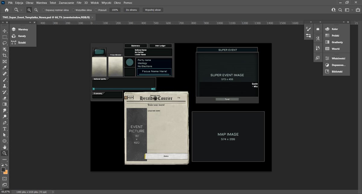Ogólnie najprawdopodobniej przyszłe Super Eventy w Stylu TNO jakie wyjdą z pod mojej ręki będą wyglądały tak, zgadza się postanowiłem się pobawić w nową templatkę
