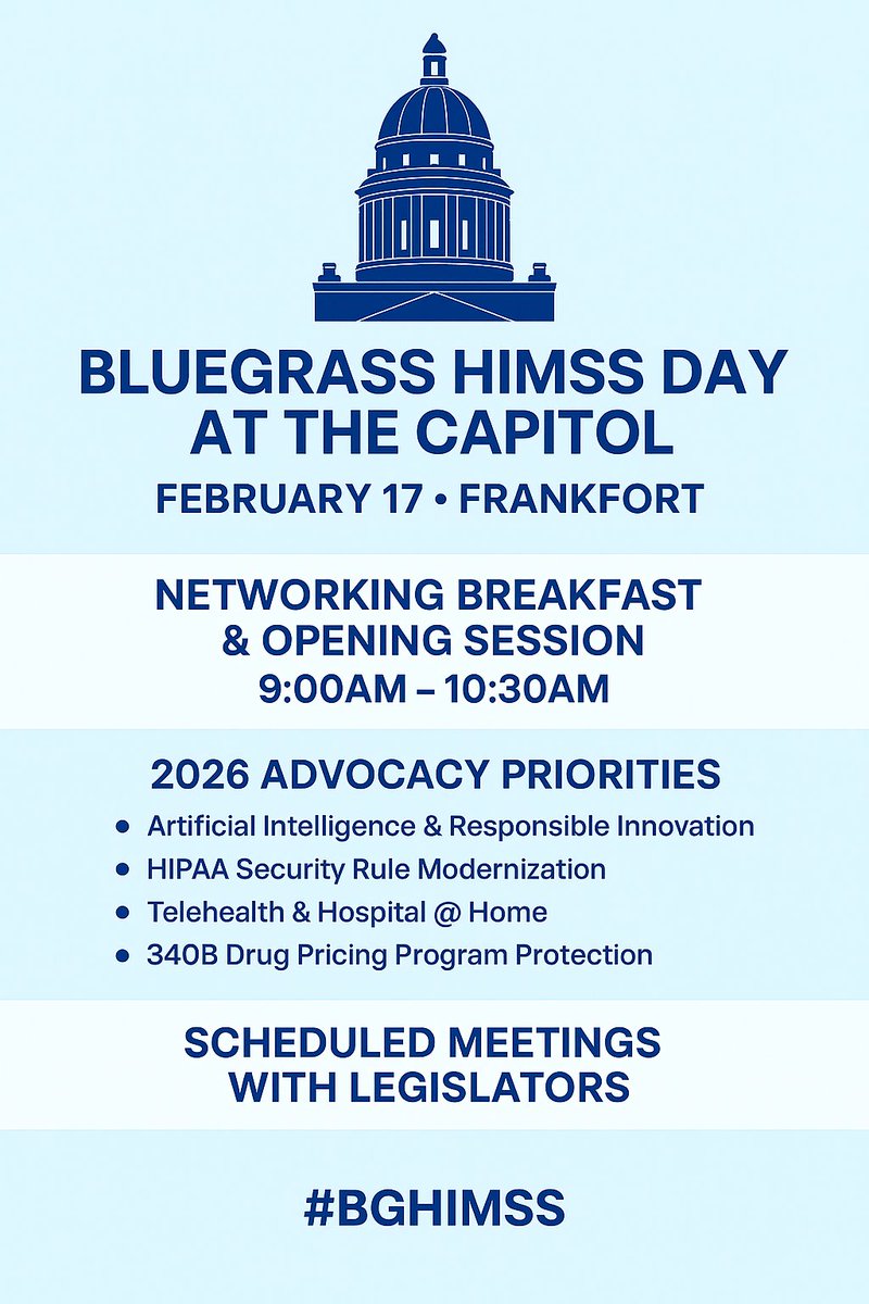 HIMSS Kentucky Bluegrass Chapter tweet media