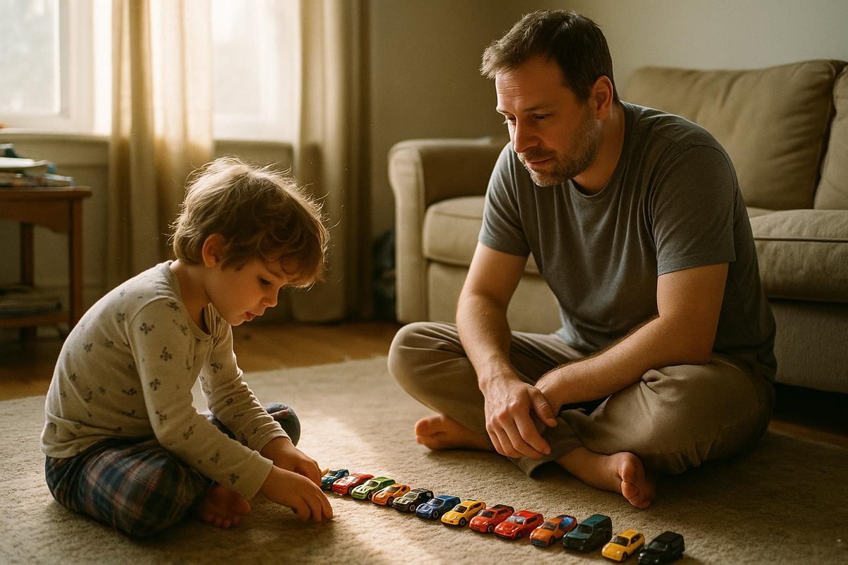 itsnotbaddad's tweet image. Being a present dad isn’t about perfect moments—it’s about showing up in the everyday chaos, admitting distractions, and cherishing small rituals. Your presence, even imperfect, matters most. #PresentDad notbaddad.com/blogs/not-bad-…