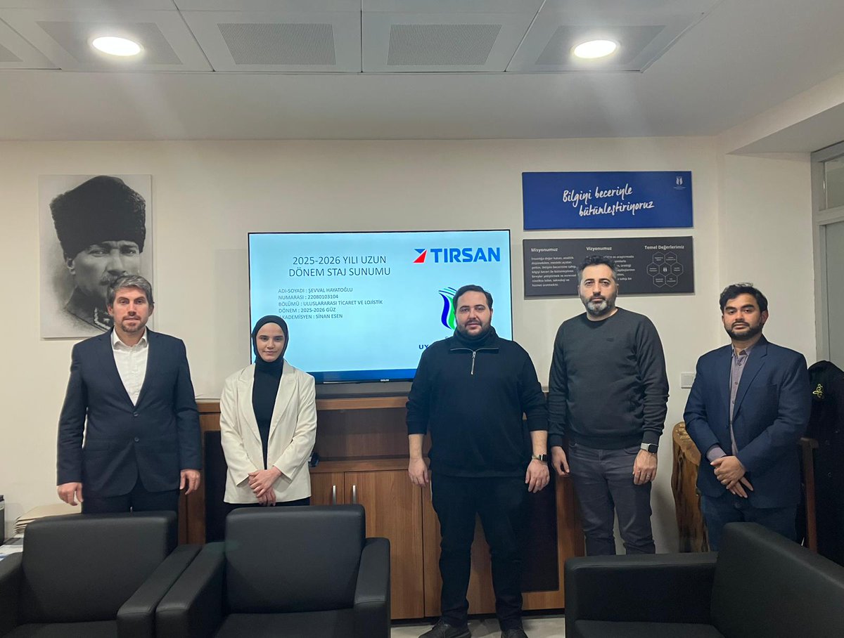 Uluslararası Ticaret ve Lojistik ile Uluslararası Ticaret ve Finansman bölümü öğrencilerimiz, 17 haftalık işletmede mesleki eğitim sürecini başarıyla tamamlayarak değerlendirme komisyonu önünde yaptıkları sunumlarla süreci tamamladı.

Haberin devamı için; ubf.subu.edu.tr/node/26262?uni…