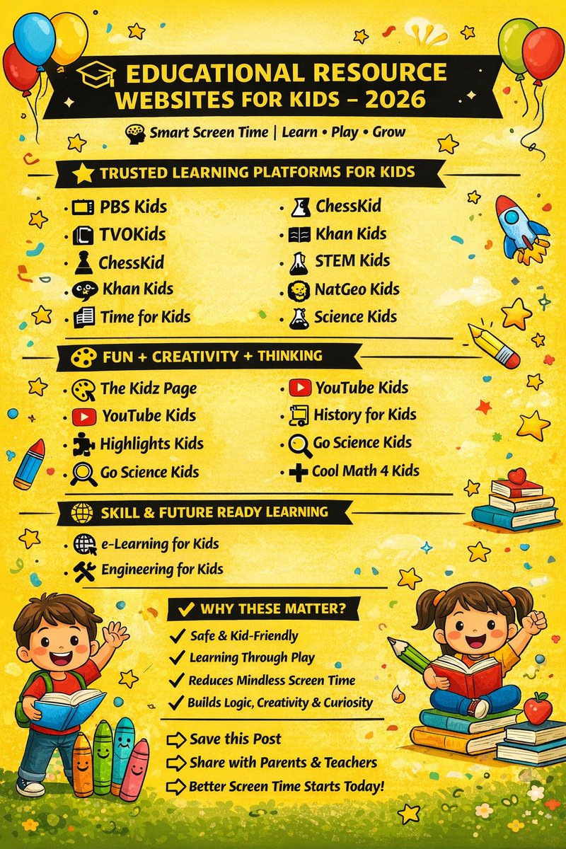 #Arivom_Kids  : Educational Resource Websites For Kids

நேற்று பதிவு செய்த #Arivom_Kids பதிவு நிறைய பேருக்கு பயனுள்ளதா இருந்திருக்கும் னு நம்பறேன். அதை நிறைய பேர் comments லையே வெளிப்படுத்தி இருந்தீங்க. அதை தொடர்ந்து இன்று குழந்தைகளுக்கு நம்பகமான Resource Websites என்ன எல்லாம்