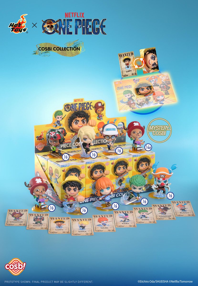 Netflix『ONE PIECE』×HOT TOYS コラボ シリーズミニフィギュア 2026