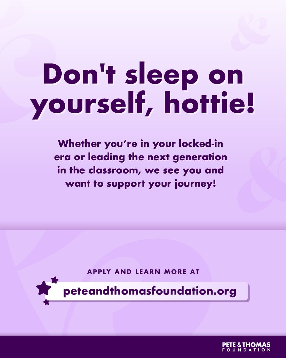 Pete and Thomas Foundation tweet media