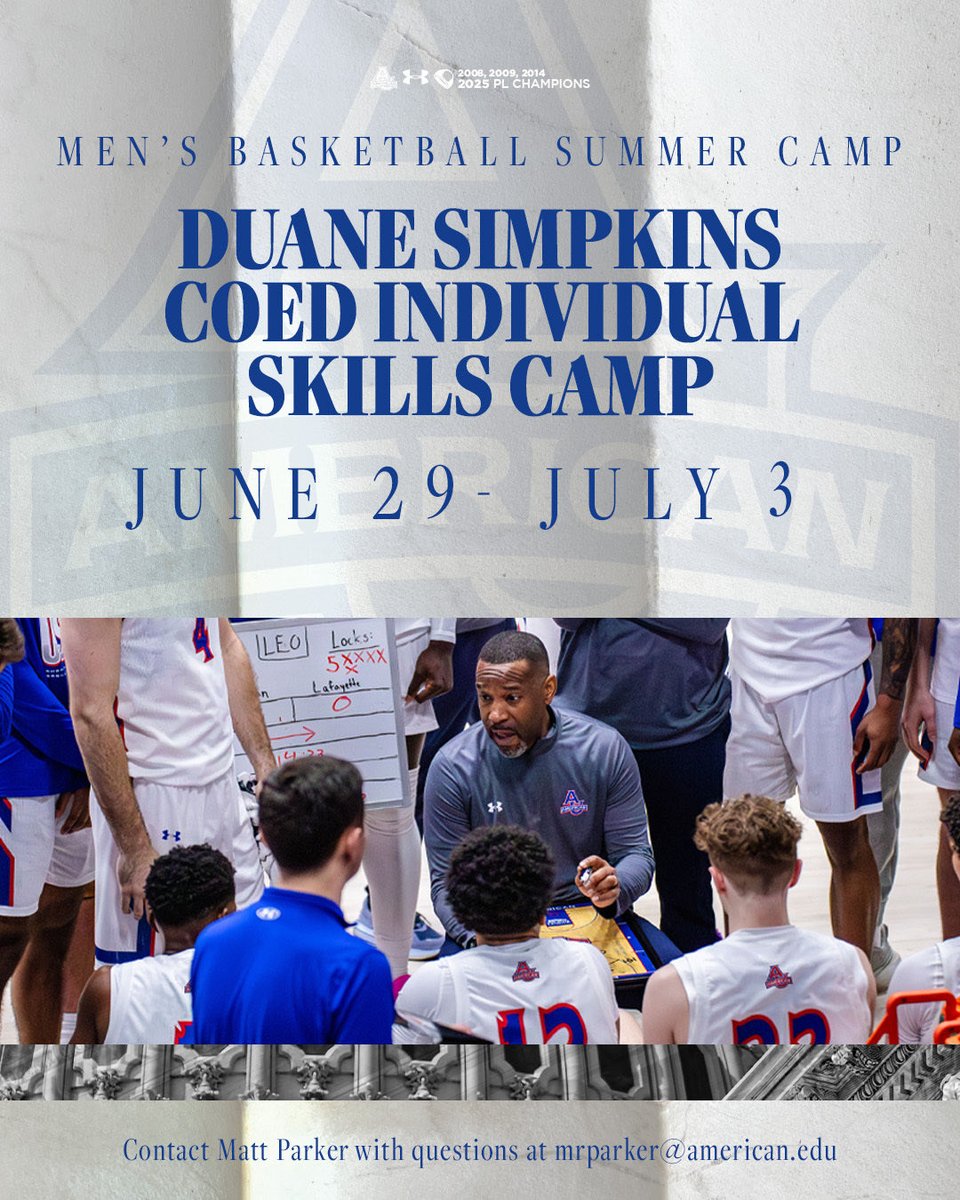 American U. Men's Basketball tweet media