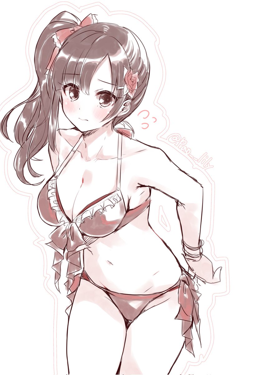 【らくがき】五十嵐ちゃん描きました～👙 