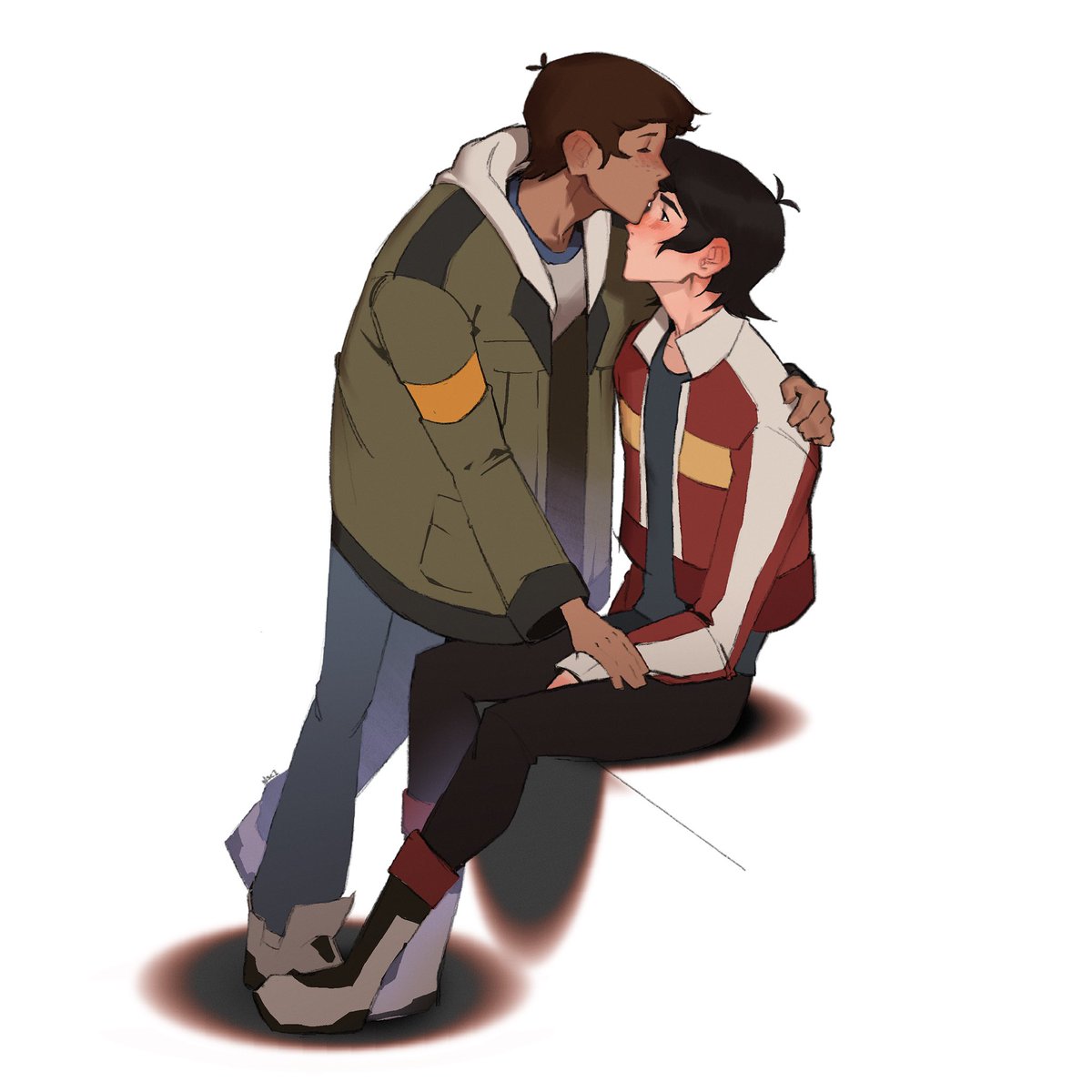 #klance | “muah!”