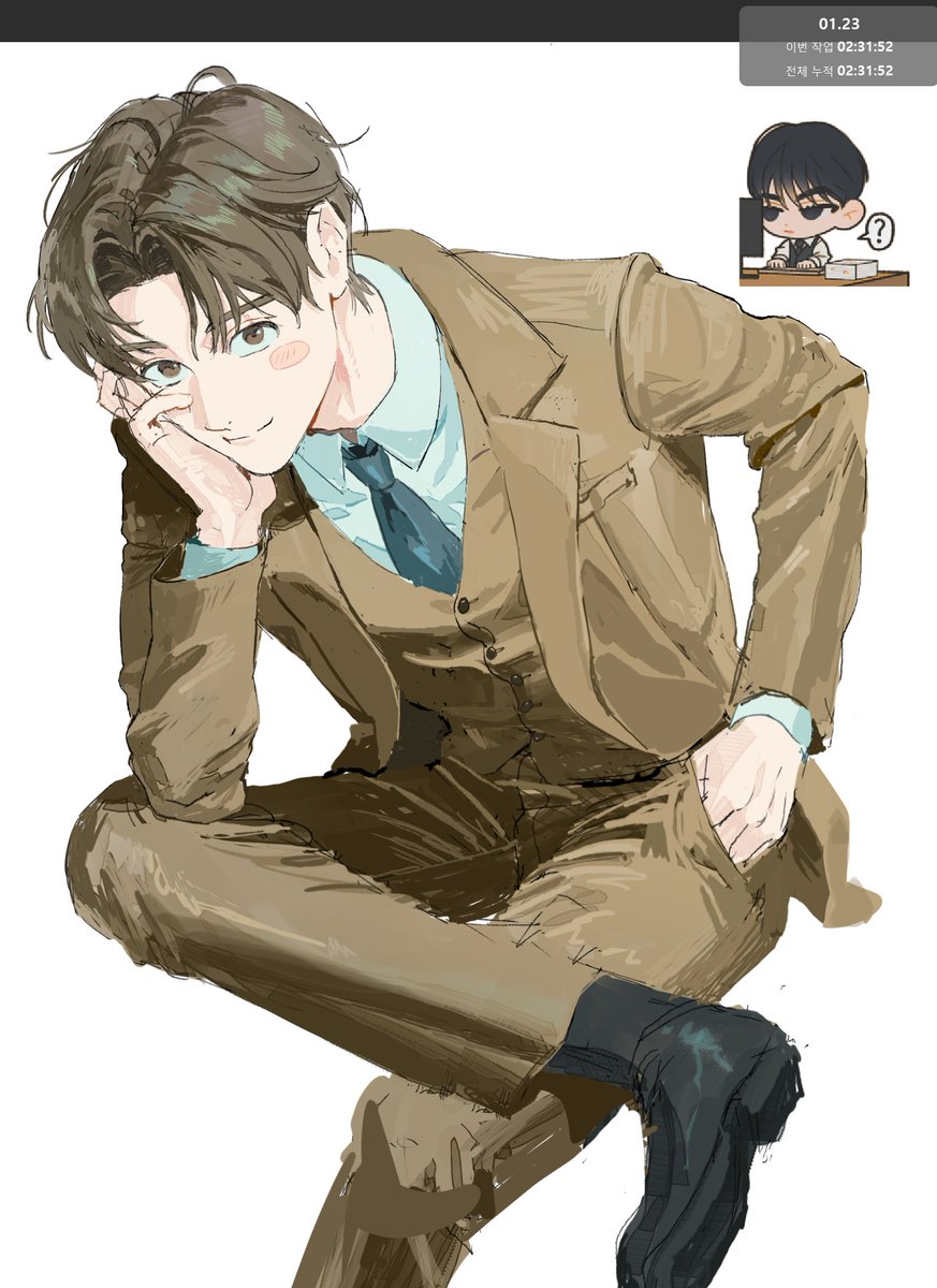 차주한 타이머 너무귀여워서 웃음이안멈춰요