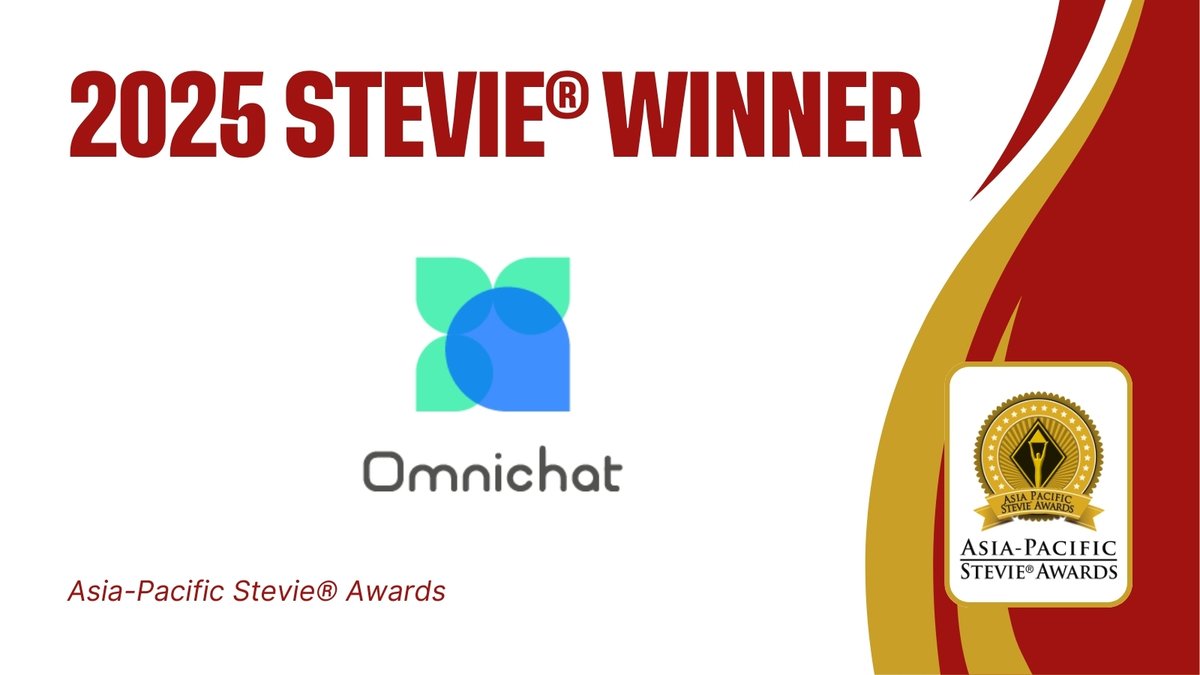 🏆 Winner Spotlight: Omnichat

Since 2017, Omnichat has provided omnichannel customer experience and chat commerce solutions across the Asia-Pacific region, helping retailers and e-commerce brands unify fragmented communication channels. As an official partner to platforms like