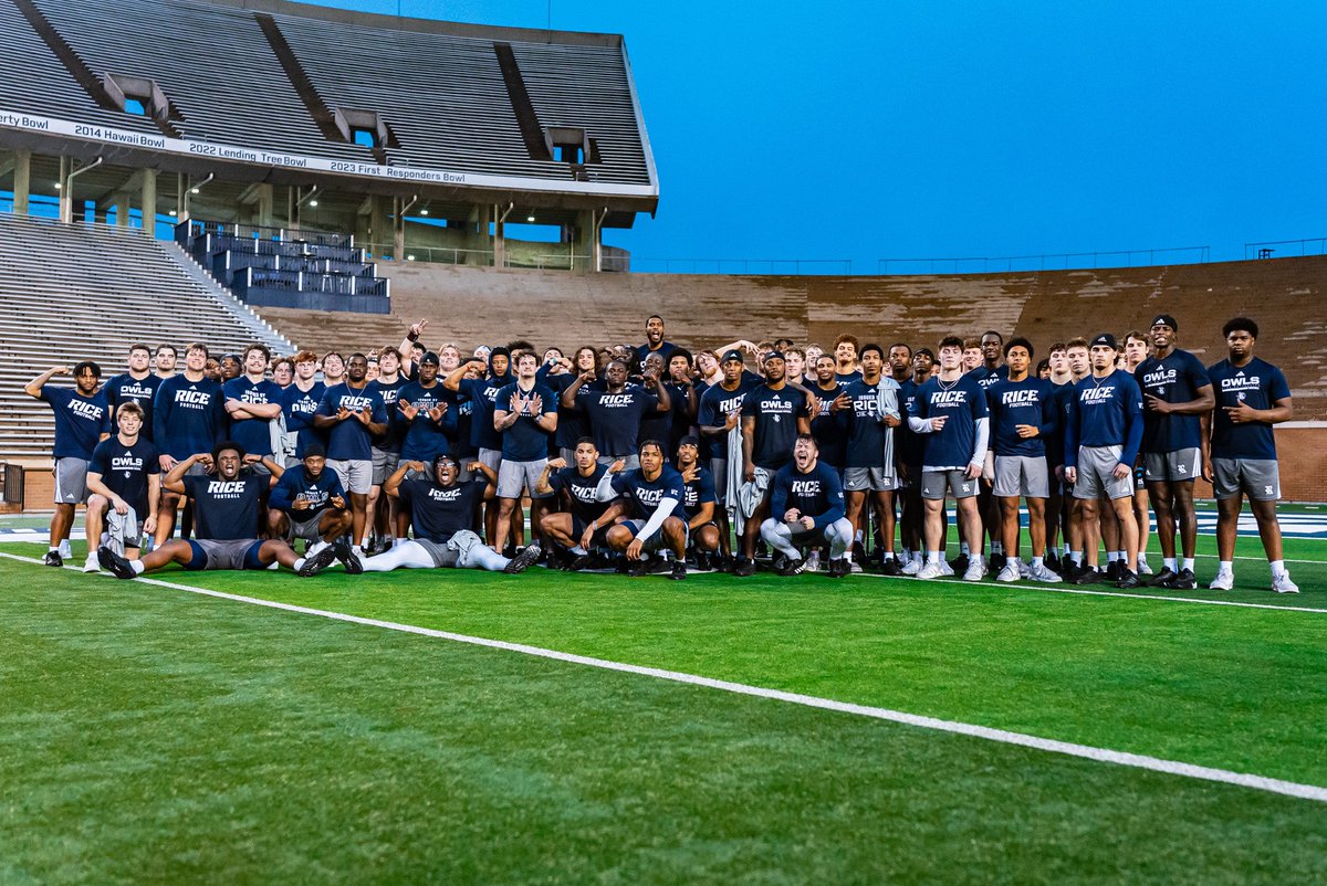 RiceFootball's tweet image. Won THE Day. ☑️

#WE