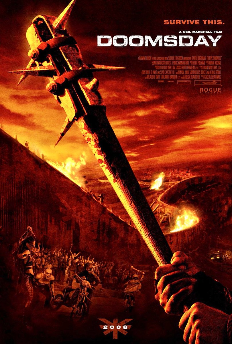 EugWSerra's tweet photo. On March 14, 2008, Doomsday was released. #Doomsday #NeilMarshall #RhonaMitra #BobHoskins
#AdrianLester #DavidOHara
#MalcolmMcDowell #CraigConway #LeeAnneLiebenberg https://t.co/KXCMqHgO0L