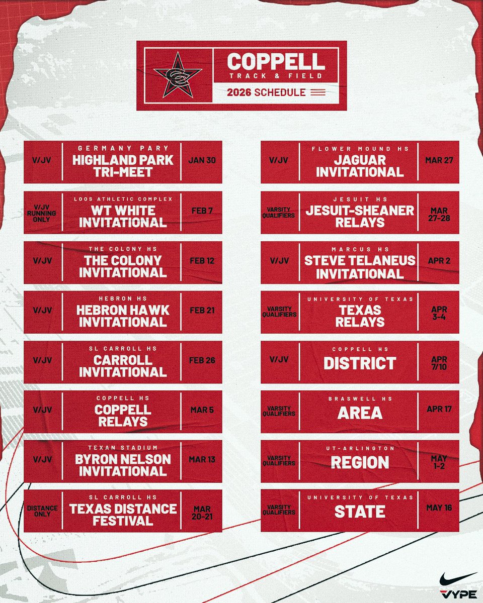 Coppell Track & XC tweet media