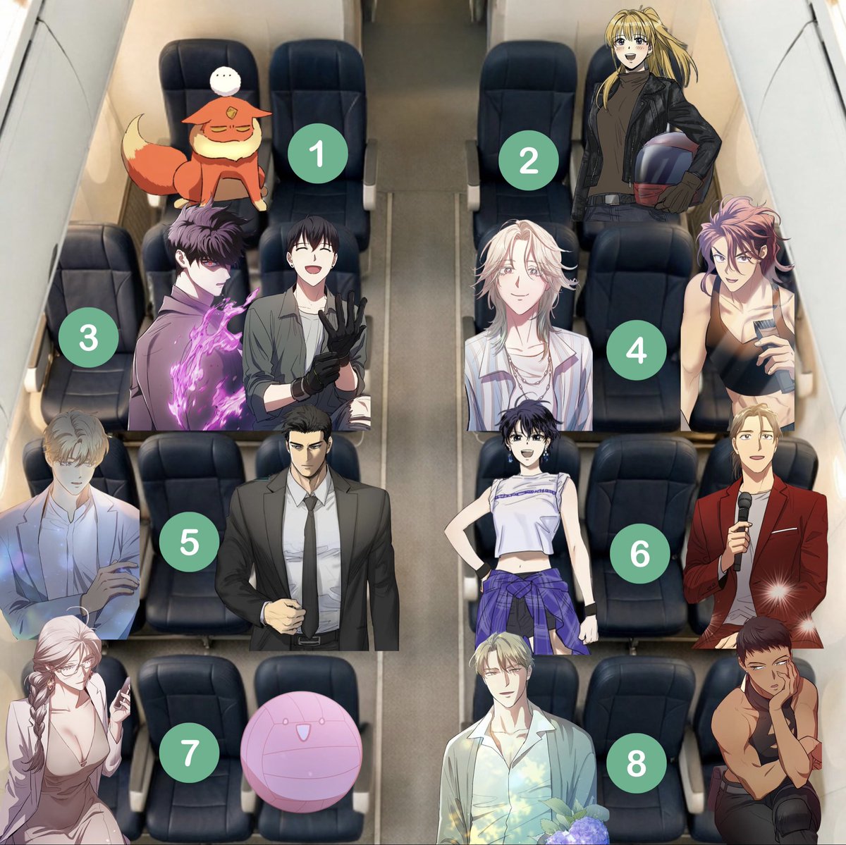 earn042's tweet image. 10 ชั่วโมงบนเครื่องบิน อยากนั่งตรงไหนกันคะ 🤓