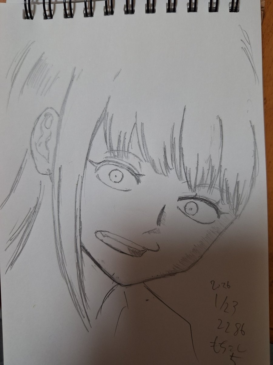 shabecoco's tweet photo. 1日1模写。ワールドトリガーより、香取葉子さん https://t.co/vykdNEsIlZ