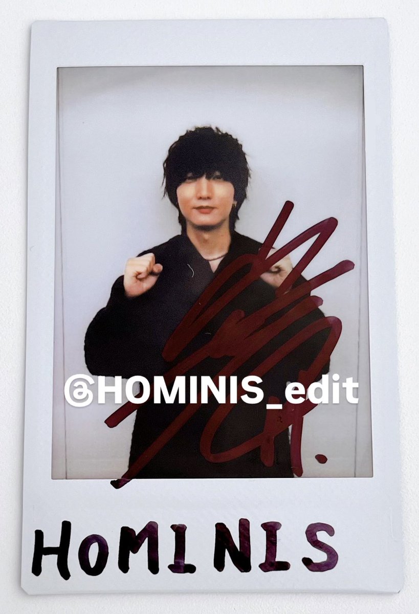 小林千晃　サイン入りチェキ　憂国のモリアーティ プレゼント🎁】 アニメ『#地獄楽』第二期に出演の #小林千晃 サイン