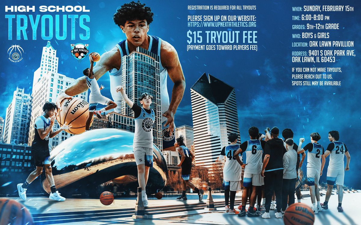 ChicagoHoopsAAU's tweet photo. Earn it.
High school tryouts 
Up Next Feb 15th💙 https://t.co/vLzMgFvZFZ