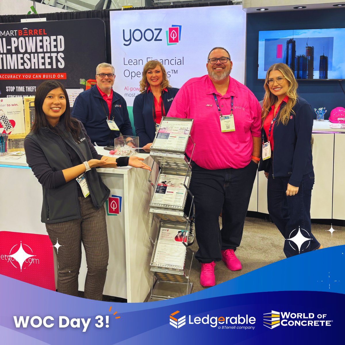 Thank you for joining us at <a href="/WorldofConcrete/">World of Concrete</a> 2026! We were excited to meet the <a href="/SageUSAmerica/">Sage USA</a> &amp; <a href="/WhyYooz/">Yooz</a> teams and connect with so many new faces, while showcasing how Sage Intacct Construction delivers real-time financial visibility📊✨

Missed us? construction@ledgerable.com
