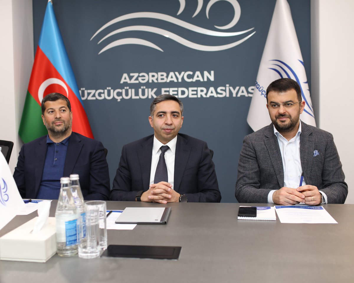 azeswimming's tweet photo. The General Assembly of the Azerbaijan Swimming Federation took place, with a new Charter approved and a new Vice President elected 🇦🇿

More details 👇
https://t.co/1Qc91rlaSC

@officialmys 
#ASF #AzeSwimming #SwimAze https://t.co/ppAAR3ov3I