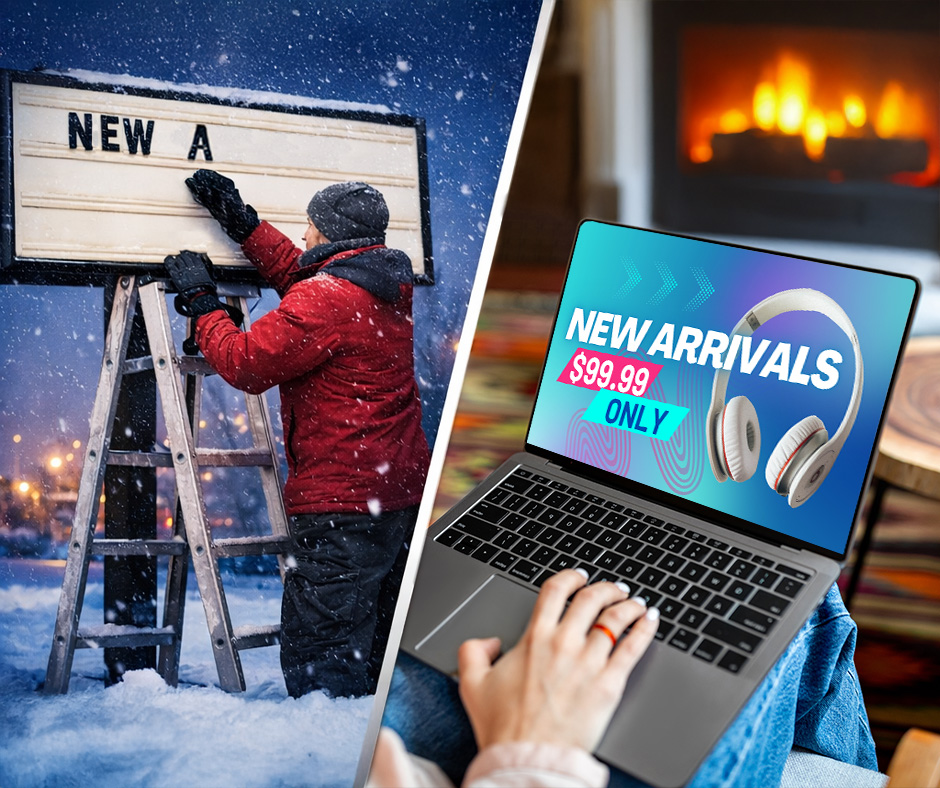 NumeritexDisp's tweet photo. Why go digital?

Cold weather. Letter boards. Enough said.

With a Numeritex digital display, update your graphics from anywhere— no ladders, no bad weather, no hassle.

🌐Get a quote today!
📞800-675-0123
https://t.co/jASA4vht7R
#numeritexdisplays #LED #leddisplay #snow #winter https://t.co/TmnSkyobqX
