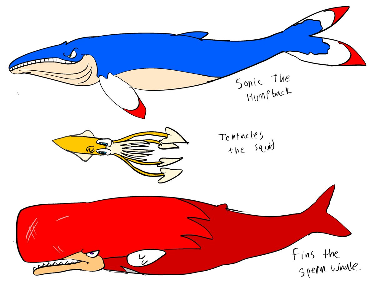 shinbugggg's tweet image. new sonic the hedgehog au by me and my friends