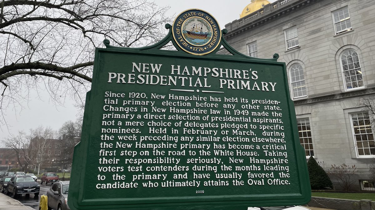 steinhauserNH1's tweet photo. 2028 Watch-NEW: Republican sources tell @FoxNews the @GOP takes first formal step in keeping calendar the same next cycle (with Iowa and New Hampshire leading off), with vote by RNC's Presidential Nominating Process Committee last night at winter meeting #FITN #iacaucus https://t.co/jdtrV01sK5