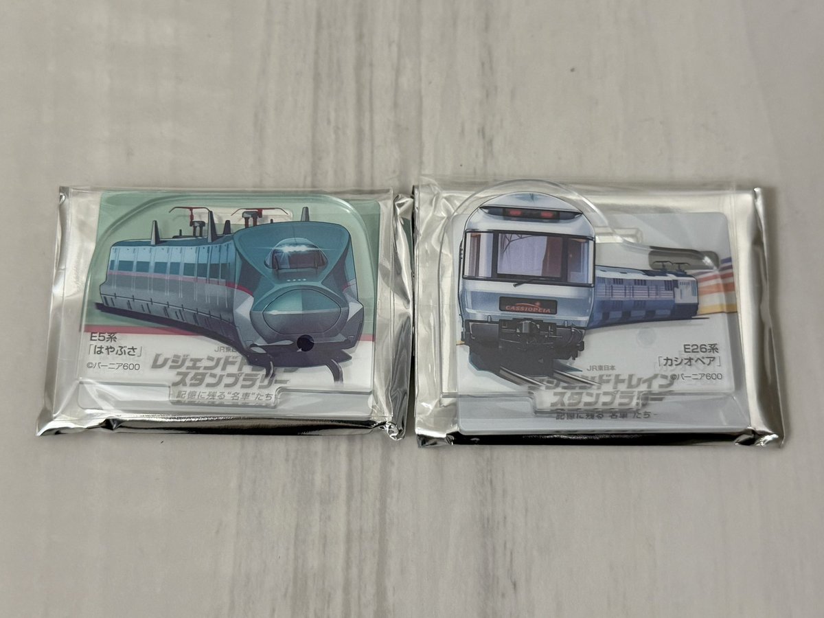 スタンリー 先日のレジェンドトレインスタンプラリーのアクスタ。人気があるのは