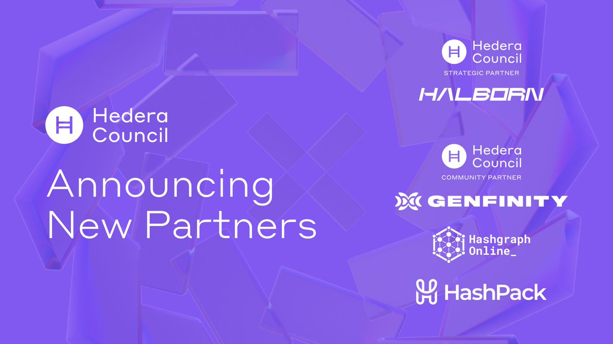 abdoulxw3's tweet image. JUST IN - The @hedera Council welcomes @HalbornSecurity as a Strategic Partner, alongside new Community Partners @hashpack, @HashgraphOnline, &amp;amp; @Genfinity
They bring expertise in security, builder enablement, and ecosystem visibility to accelerate real-world adoption
#Hedera #DLT