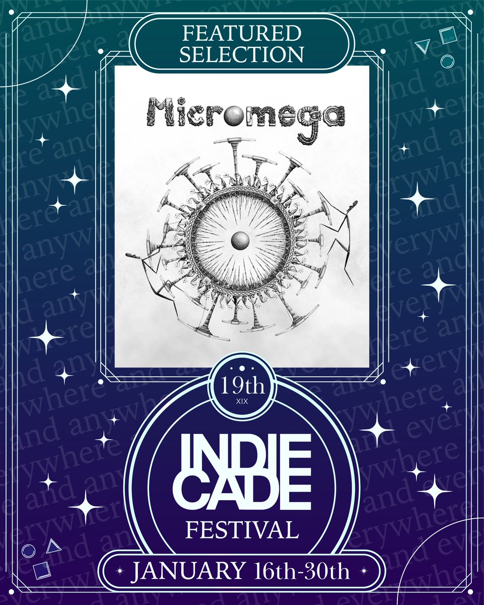 WeCoven's tweet photo. 🎉 It’s the end of the first week of the @IndieCade Steam Event, and we had to celebrate!

So we hosted a stream that will be available starting tomorrow on the event page.
You’ll hear @mani_artwork , the creator of Micromega, and Jeanne, our lead game designer, share behind-the-scenes insights into the making of the demo, and learn how physics-based gameplay connects to the game’s emotional journey.

We also wanted to share some very happy news: @Gamekult has named Micromega among the most anticipated French releases of 2026 🩶

And if you’re still wondering what to do this weekend…
Diving into the Micromega demo sounds like a pretty perfect plan (just sayin’).

Micromega Demo➡️https://t.co/FK3otlZoqY
Gamekult article➡️https://t.co/lj6xWUVdtD

#indiegame #leveldesign #Indiecade #handdrawn #Micromega #surrealgaming #demo
