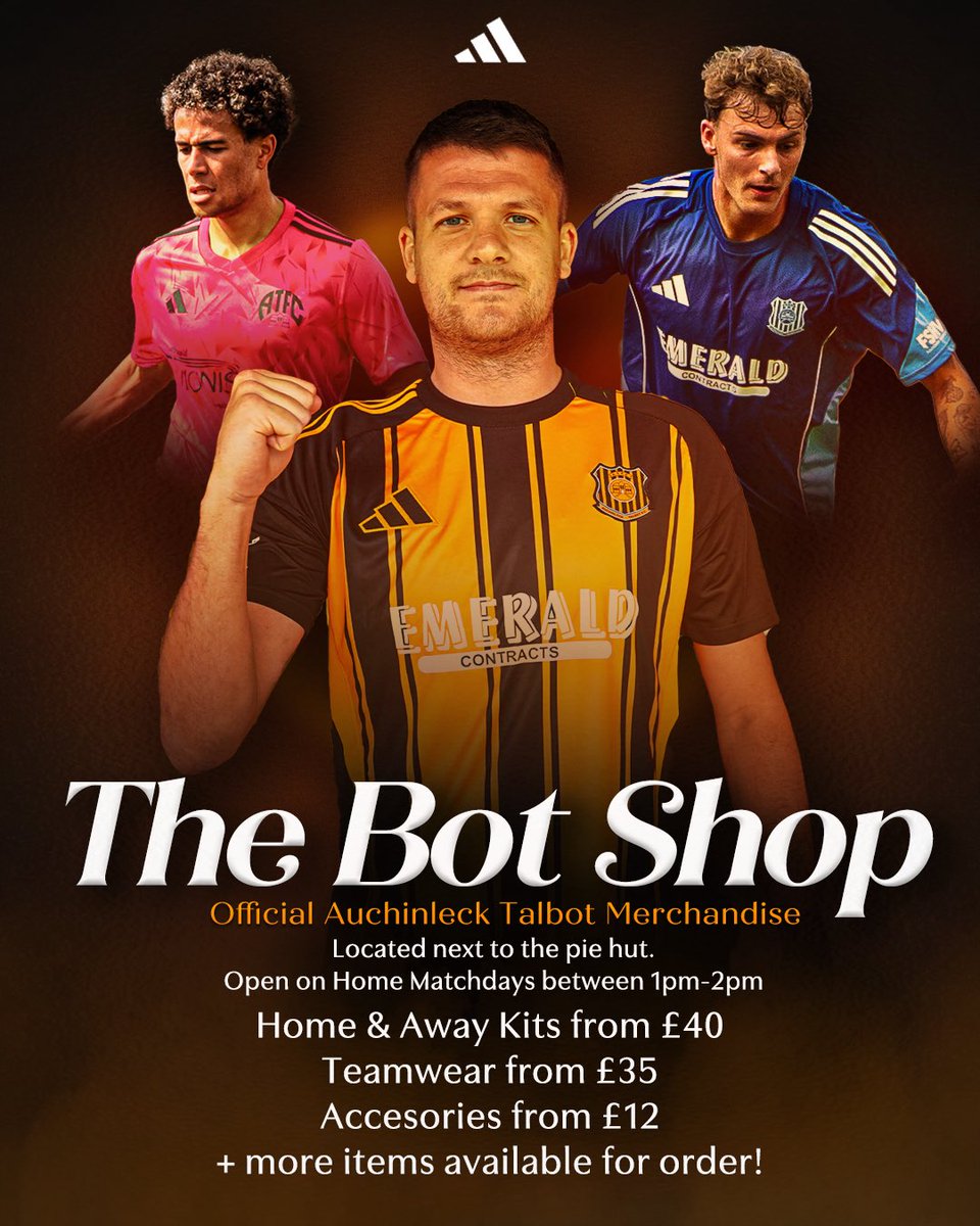 👕 The Bot Shop will be open tomorrow afternoon from 1pm with limited stock available!

Home Shirts available in Large, XL, and XXL.

Polo’s available in all sizes.

Hats and Limited Edition Celtic Pennants available.

#eppp