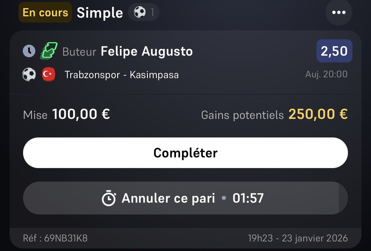 Palier 1 ❤️ si tu suis l’homme en forme du moment coté trabzonspor