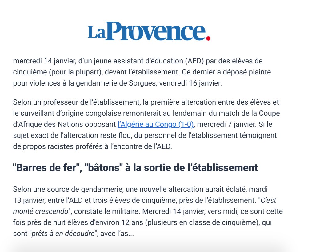 <a href="/TF1Info/">TF1Info</a> Pourquoi dites-vous que les raisons sont « inconnues » ? Vous omettez tout le contexte CAN2026 de l’agression...