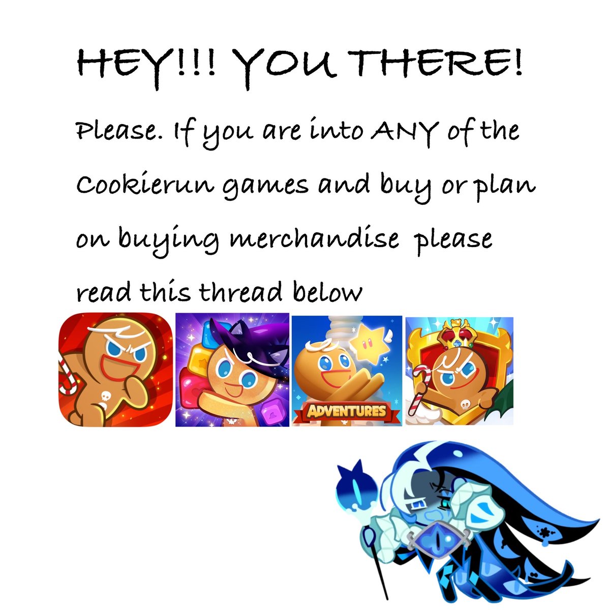 #crk #cookierunovenbreak #cookierunkingdom #cookierunwitchestower #cookieruntowerofadventures

#CRINTERNATIONALMERCH

<a href="/Cookierunstore/">쿠키런스토어 CookieRun Store Official</a> <a href="/devsisters/">Devsisters</a>