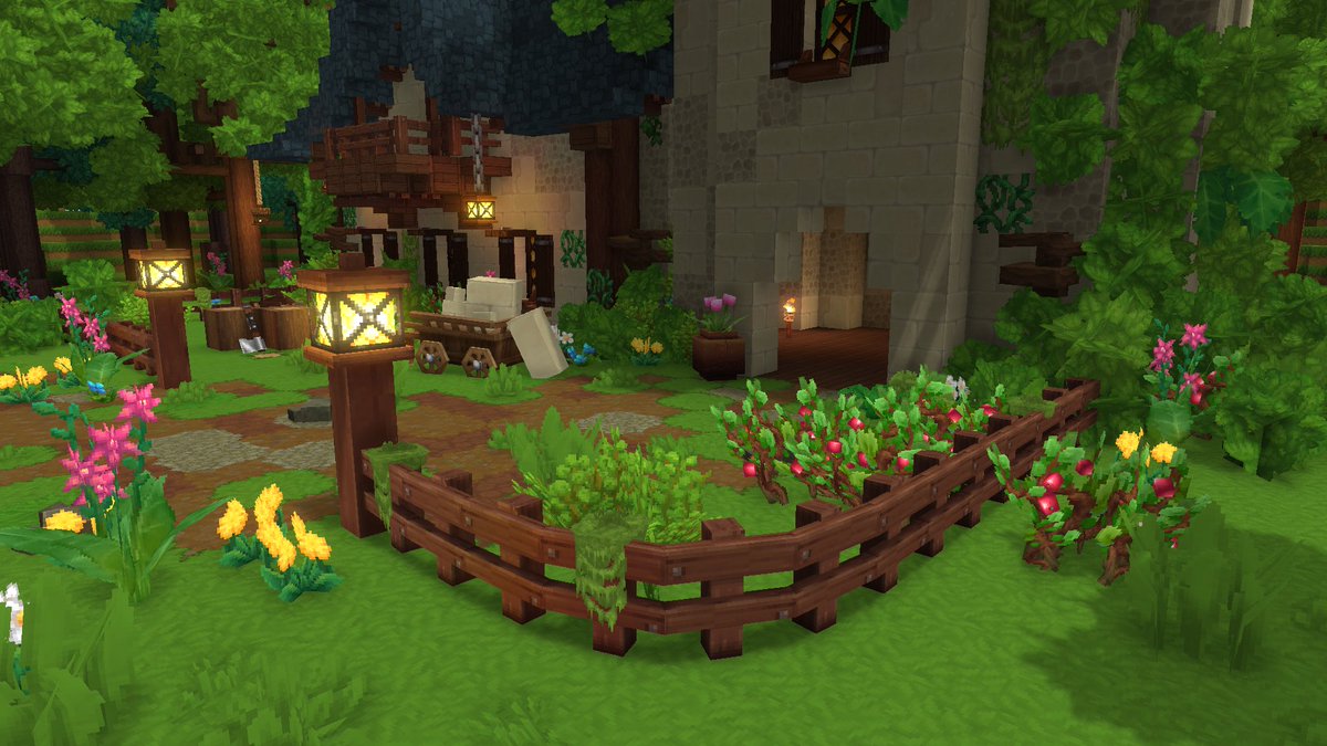 played around with the entity tools before bed last night!! had so much fun with this build 🧚‍♀️🤍

#Hytale #Hytalebuilds