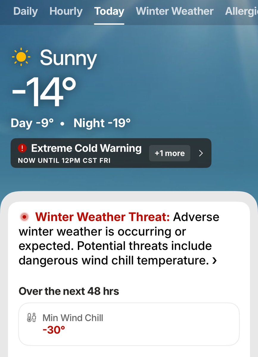 MamaToWolves's tweet image. The Weather Channel:
Dry conditions today. A good opportunity to make progress on outdoor projects before weather changes.

Umm...I'm not even THAT much of an optimist