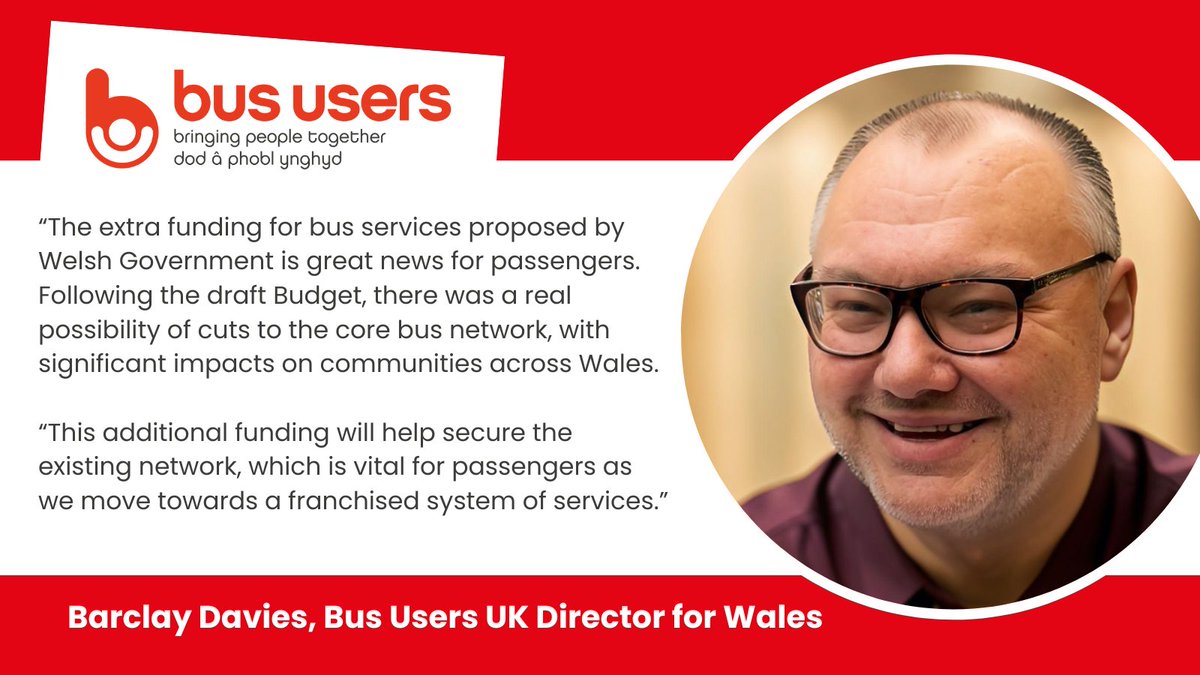 BusUsersUK's tweet image. Welsh Government has announced additional funding for bus services in its Budget for 2026/27 tinyurl.com/yt993akn