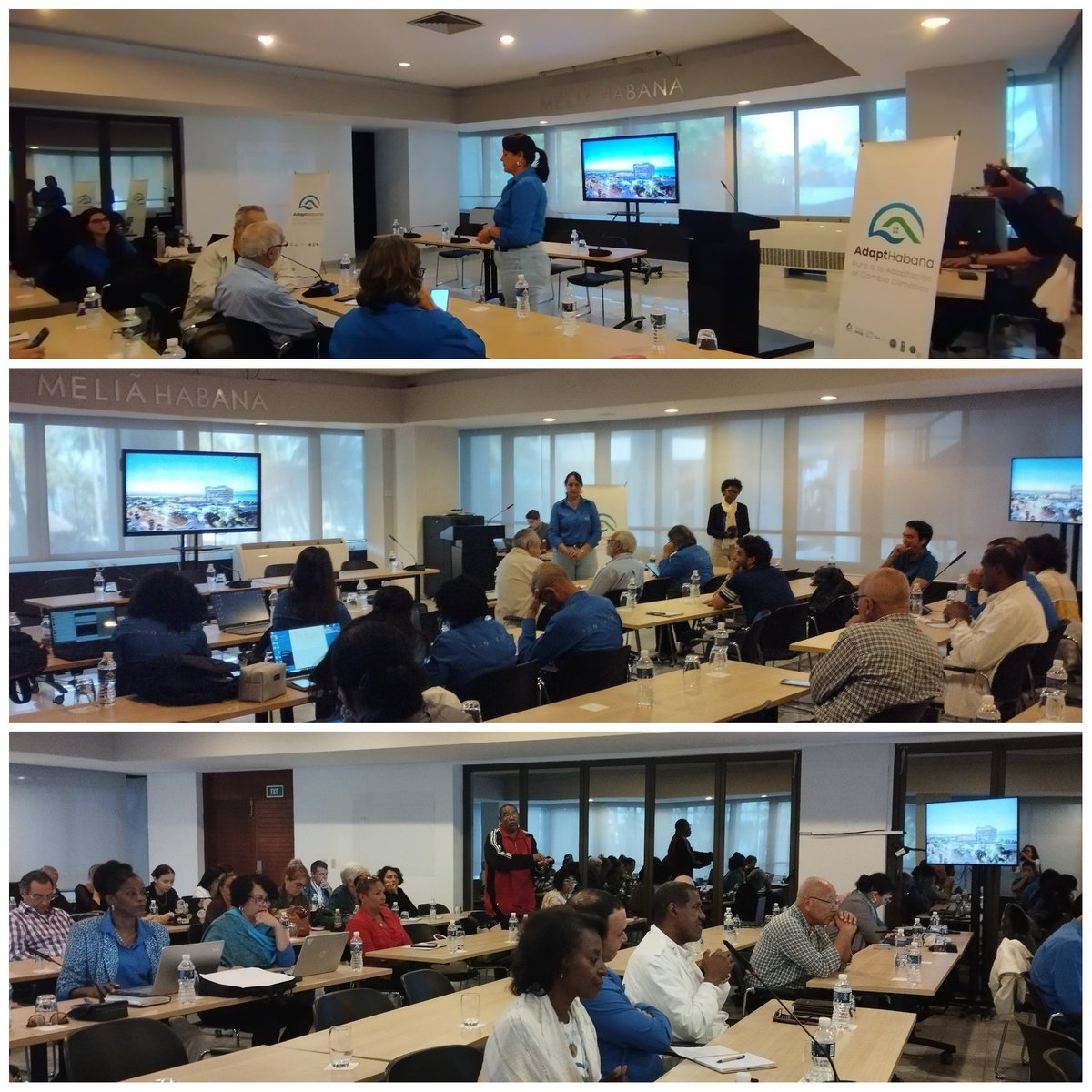 En taller de resultados de 2025 de proyecto #Adapthabana se destaca la importancia de la comunicación social para que lleguen a la sociedad de manera adecuada los mensajes sobre las problemáticas asociadas a los efectos del #cambioclimático y la #adaptación y retos para comunicar