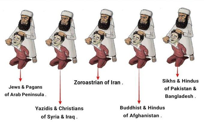 Nila5177's tweet photo. پشت هر رأس مسلمان وحشانی، یه گله مسلمان ماله به دست ایستادن تا به شما توضیح بدن که این اسلام واقعی نیست.....
#جاويدشاه‌ 
#پهلوی_برمیگرده https://t.co/zRaSrCAblB