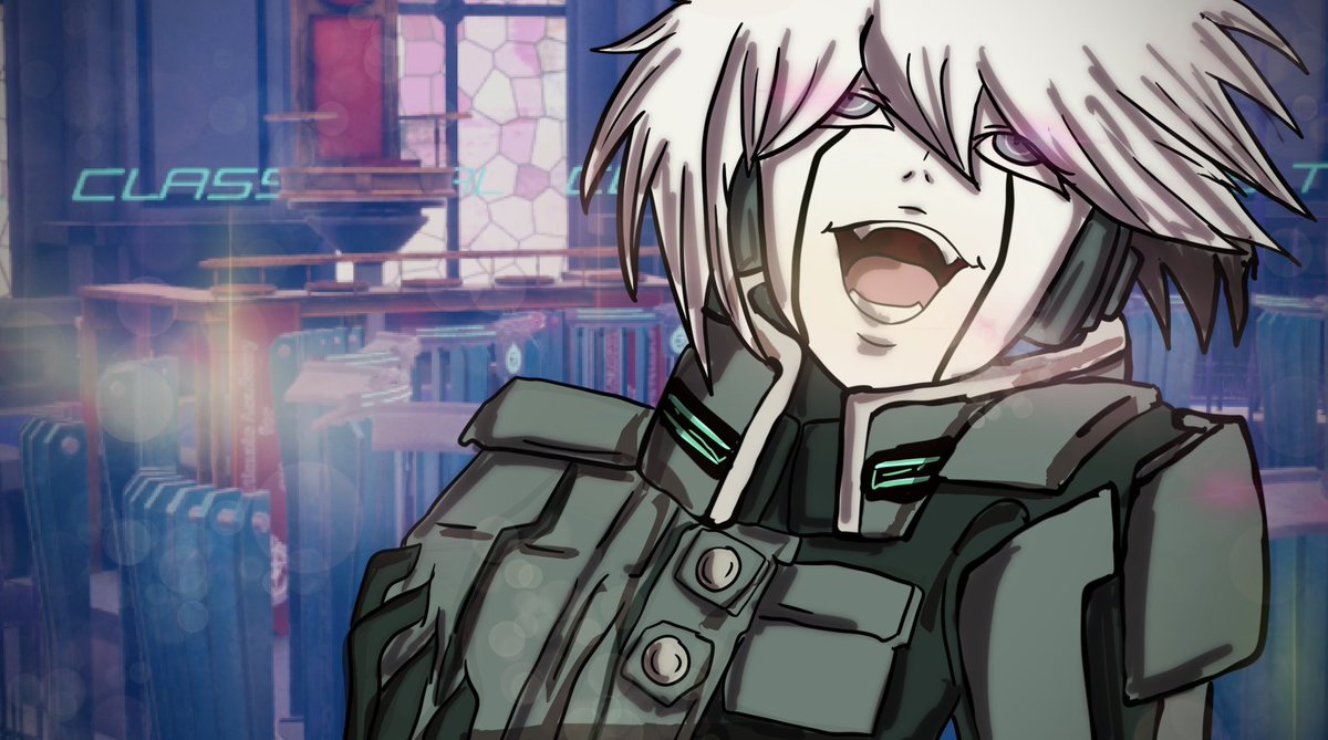 My friend request me to draw Kiibo like this and I want to cry 😭 #ダンガンロンパ #danganronpa