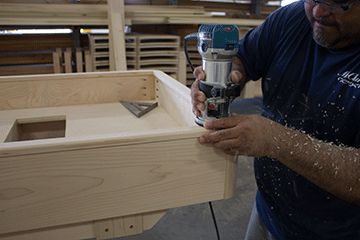 Handcrafted in Michigan, made with pride in the USA, every cabinet is built one at a time by one master craftsman. At McClure tables, we use locally harvested hardwoods, and from raw material to the finished product, everything is done in-house by hand.buff.ly/X0q0jk4