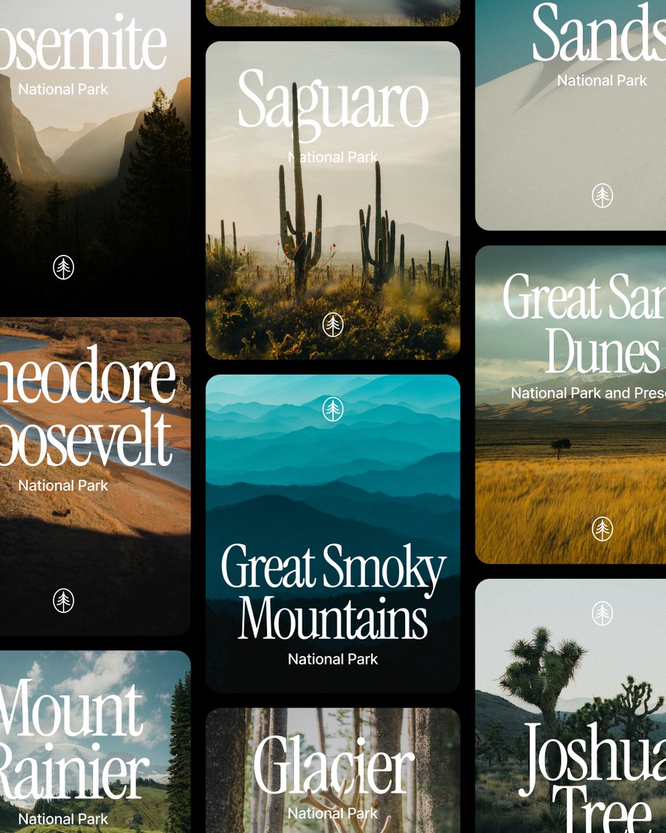 rishadamar's tweet photo. In a moment where images are increasingly effortless to generate, I keep coming back to the physical process of making personal work.

Park v2 is live — new national parks, new images.

https://t.co/SWzvN801FX https://t.co/yABoLfGhO2