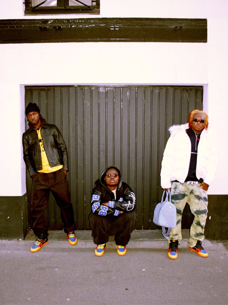 Rocking the FTY x AJ1 shoes in Paris