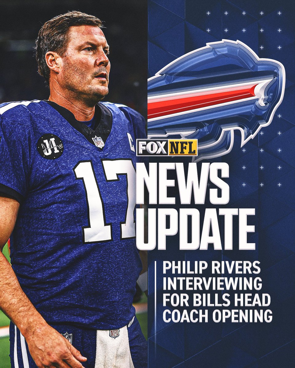 Philip Rivers is interviewing for the #Bills head coaching job today, per multiple reports.