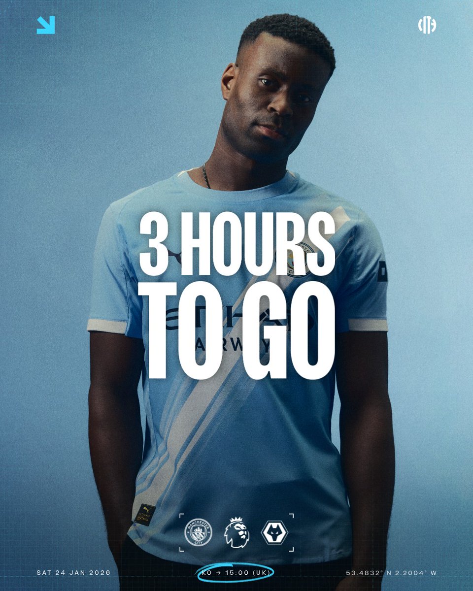 ManCity's tweet image. Almost time ⏳🩵