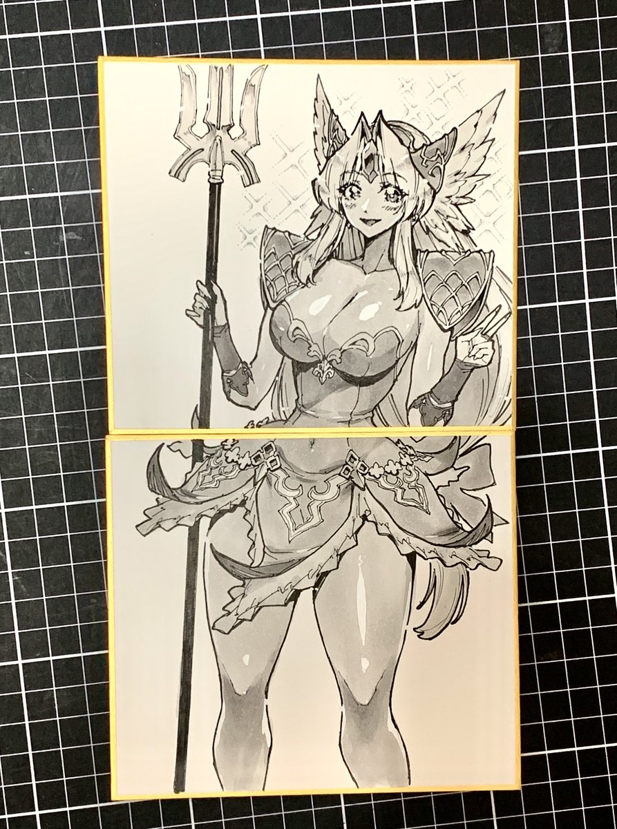 アクスタ複数ご注文のうえブーストまでしてくださった方ありがとうございます☺️
色紙を少し大きくさせていただきました。 